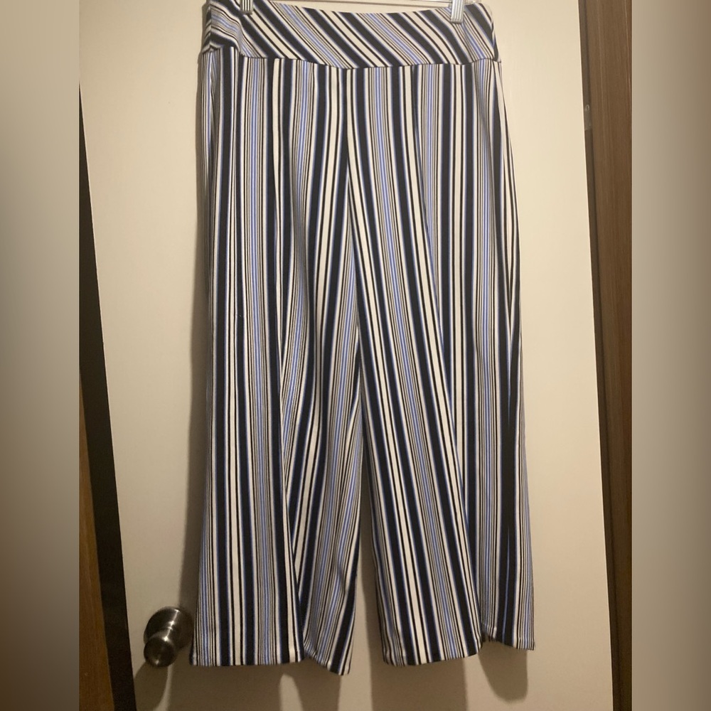 Cato wide leg cropped pants